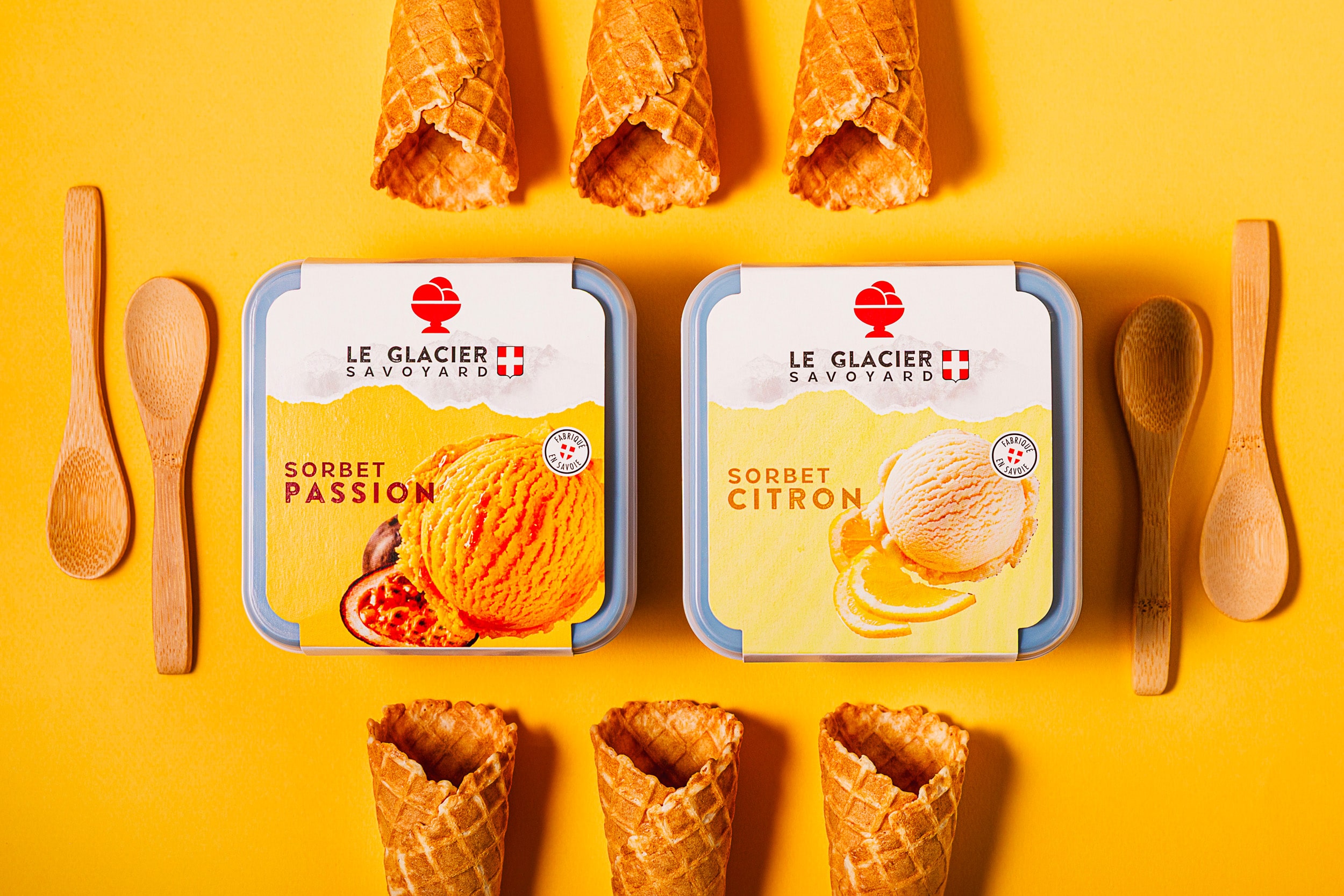 le glacier artisanale savoyard glace passion citron